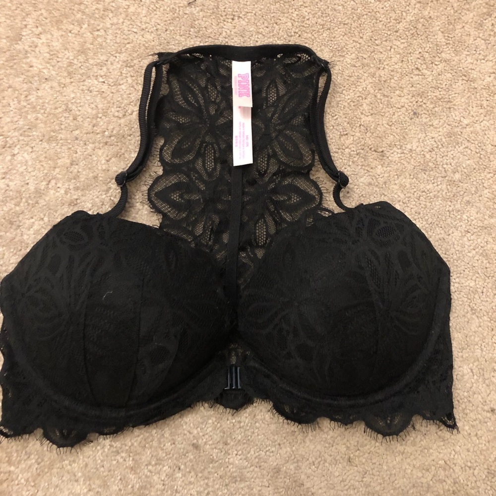 Black Lace Bra